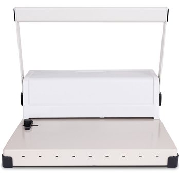 得力3889鐵圈裝訂機(白)(1臺/盒)