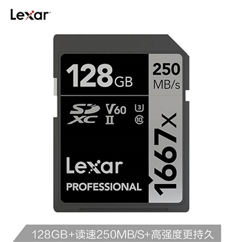 雷克沙 1677XSD卡128G/讀250MB/S (單位：個)