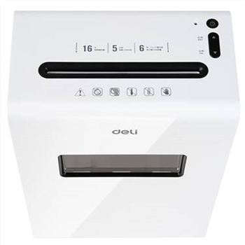 得力 9921 碎紙機 330ｘ195ｘ500mm （單位：臺） 白