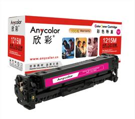 Anycolor欣彩AR-1215M（紅色）彩色硒鼓/墨粉盒適用惠普CB543A（125A），HP CP1215