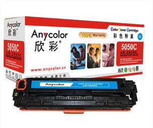 Anycolor欣彩AR-5050C（藍色）彩色硒鼓/墨粉盒佳能CRG316C，Canon LBP-5050/8030